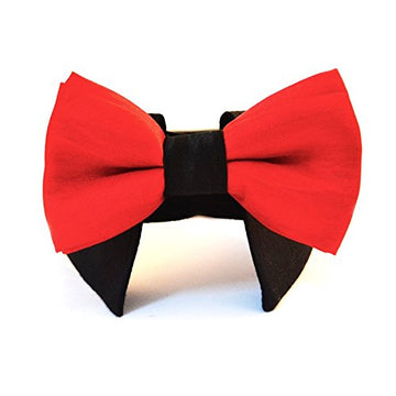 Puppy Love Cotton Tuxedo Bow Tie Collar (colour may vary)